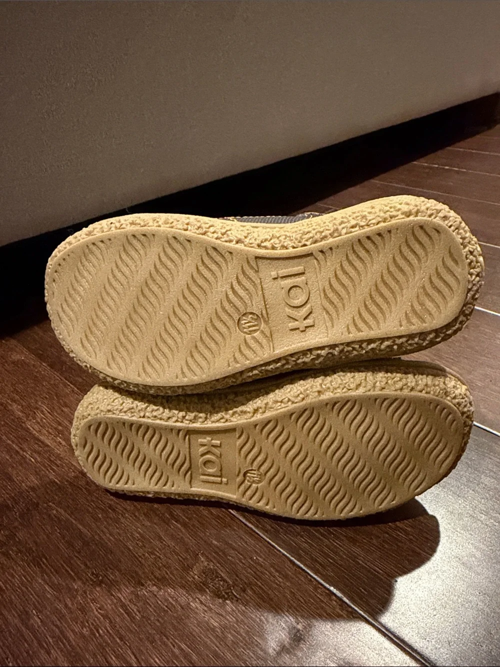 See Kai Run Brown Leather Closed-Toe Sandal with Orange Stitching